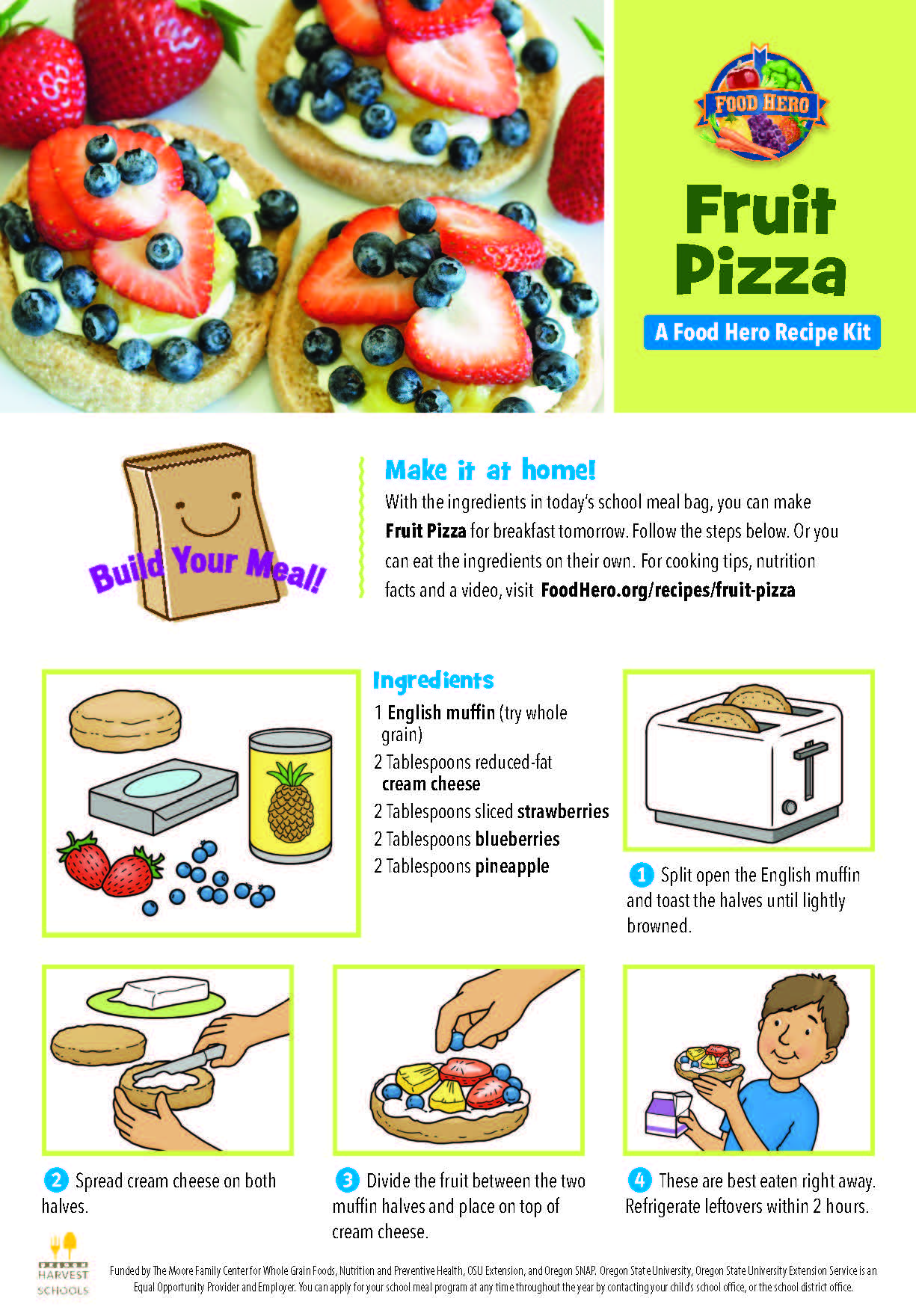 Fruit Pizza Food Hero Recipe